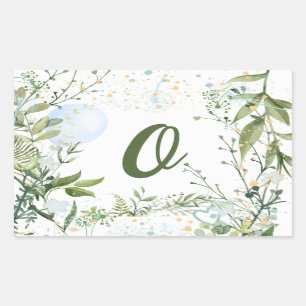 Growing Like a Weed, Boy, Personalise, Rectangular Sticker