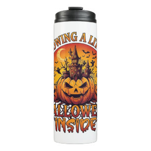 Growing Little Halloween Inside Pumpkins Haunted C Thermal Tumbler