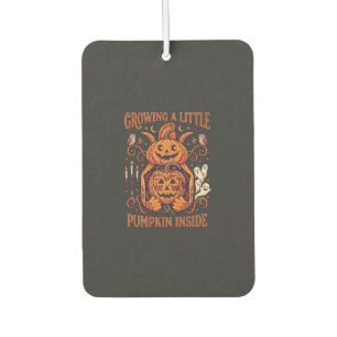 Growing Little Pumpkin Inside Halloween Pumpkins G Car Air Freshener