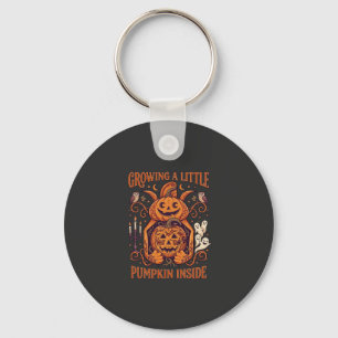 Growing Little Pumpkin Inside Halloween Pumpkins G Key Ring