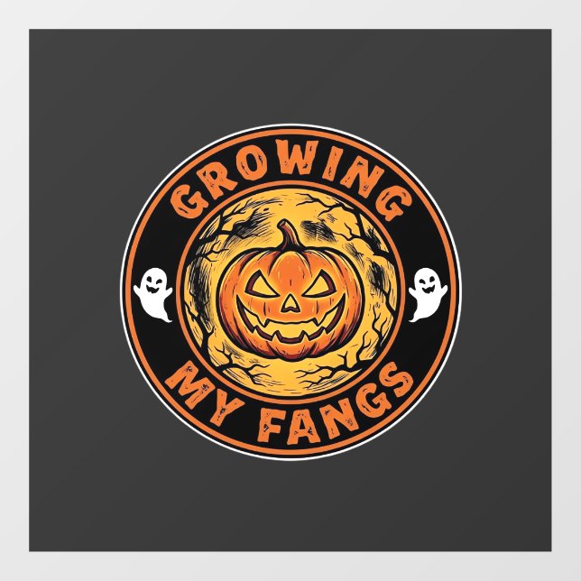 Growing My Fangs Halloween Pumpkin Ghost Design_1 (Sheet)