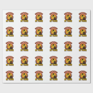 Growing My Fangs Vintage Halloween Vampire Shirt_1 Wrapping Paper
