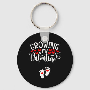 Growing My Valentine Pregnancy Announcement Valent Key Ring