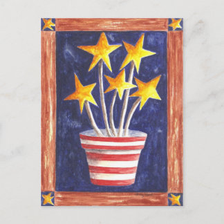 Growing Patriotism Postcard