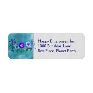 Growing Peace Return Address Label