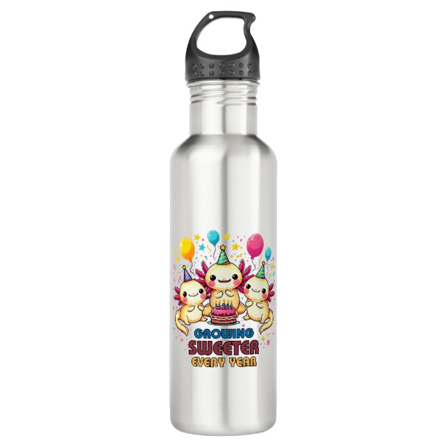 Growing Sweeter with Every Year  710 Ml Water Bottle (Front)