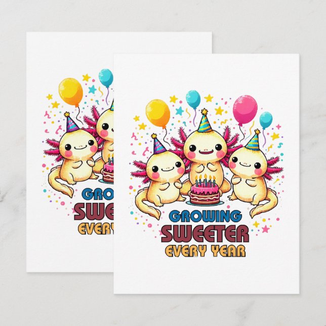 Growing Sweeter with Every Year  Card (Front/Back)