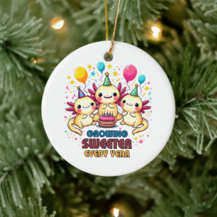 Growing Sweeter with Every Year  Ceramic Ornament