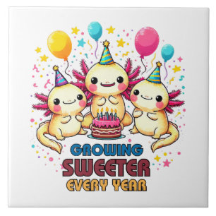 Growing Sweeter with Every Year Ceramic Tile