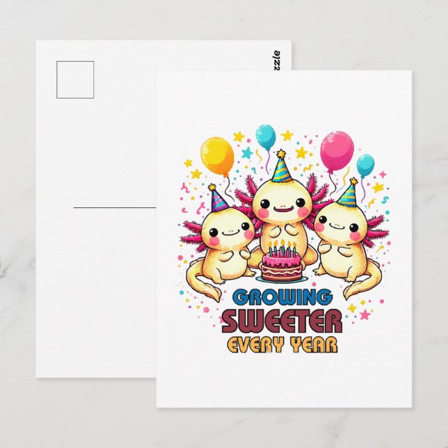 Growing Sweeter with Every Year  Postcard (Front/Back)