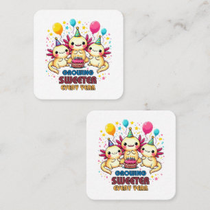 Growing Sweeter with Every Year Square Business Card