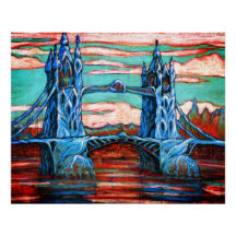 Growing Tower Bridge in a fantasy London