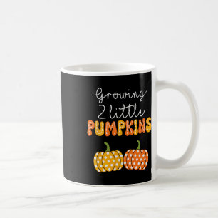 Growing Two Little Pumpkins Announcement Baby  Coffee Mug