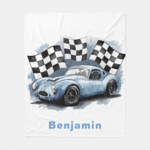 Growing Up 2 Fast Birthday Party Custom Gift Fleece Blanket