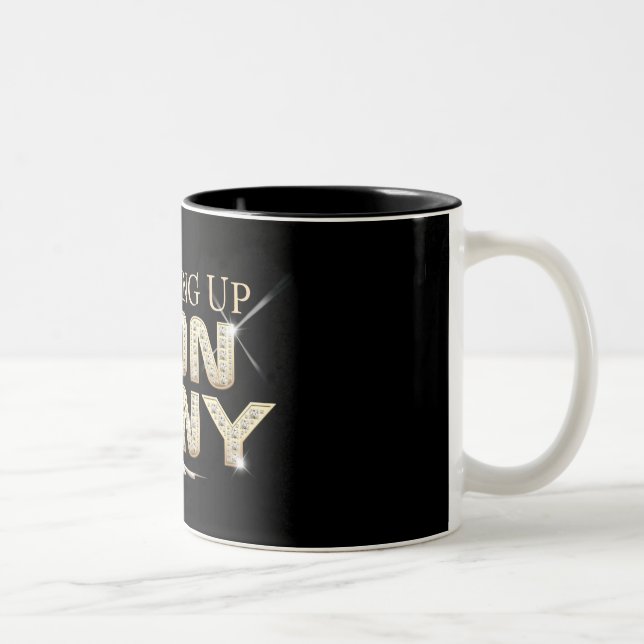 'Growing Up Don Tony' Mug! Two-Tone Coffee Mug (Right)