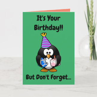 'Growing Up is Optional' Birthday Card