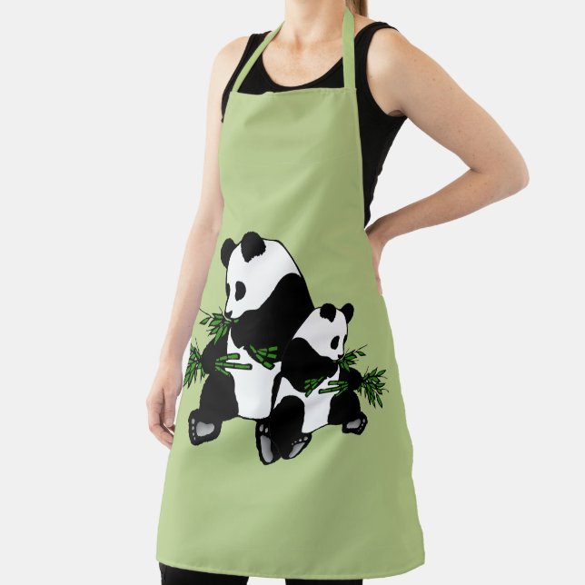 Growing Up Panda Apron (Insitu)