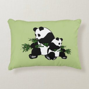 Growing Up Panda Decorative Cushion
