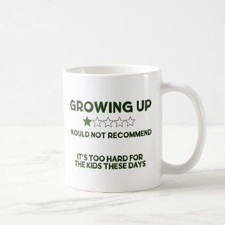 Growing Up - Would Not Recommend Coffee Mug
