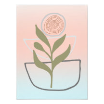 Growing Within Boho Abstract