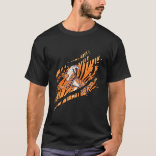 Growling Bengal Tiger Zookeeper Tiger Head Vintage T-Shirt