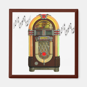 Grown up Jukebox Magnet