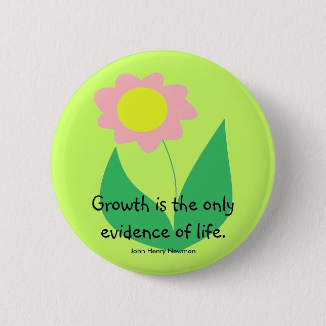 GROWTH 6 CM ROUND BADGE (Front)