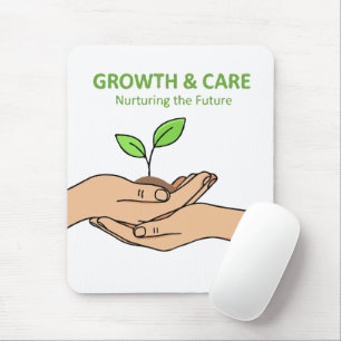 Growth & Care Nurturing the Future Inspirational Mouse Pad