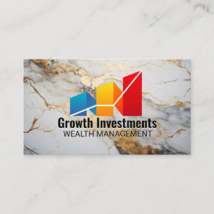 Growth Chart Graph   Financials Business Card