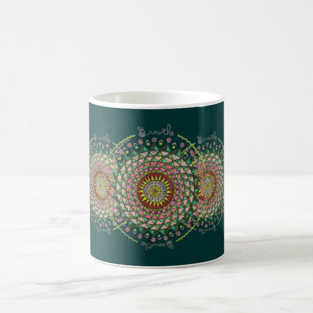 Growth -Coffee Mug (blue-green) (Center)