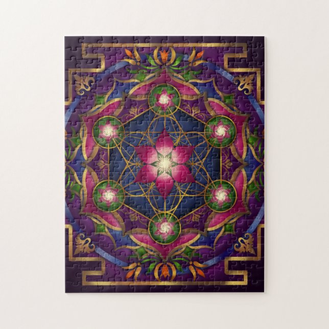 Growth Mandala Puzzle by Rachel C. Bemis (Vertical)