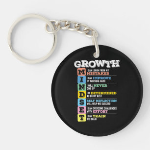 Growth Mindset Classroom Brain Motivation Entrepre Key Ring