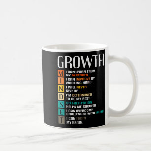 Growth Mindset Definition Tee Inspiration Motivati Coffee Mug