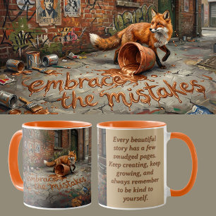 Growth Mindset Fox Animalcore Therapy Art Mug