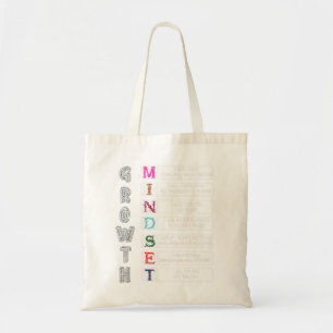 Growth Mindset T-Shirt Classroom Teacher Tote Bag