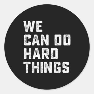 Growth Mindset Teacher Quotes Motivational Sayings Classic Round Sticker