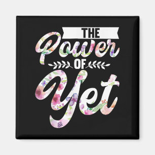 Growth Mindset Teacher The Power Of Yet Magnet