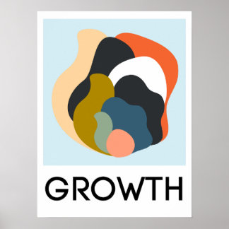 Growth Motivational Abstract  Poster
