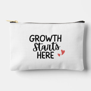 'Growth Starts Here' Teacher Thank You Gift Accessory Pouch