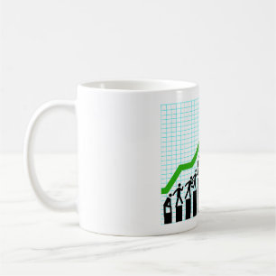Growth Success Progress Bar Chart Coffee Mug