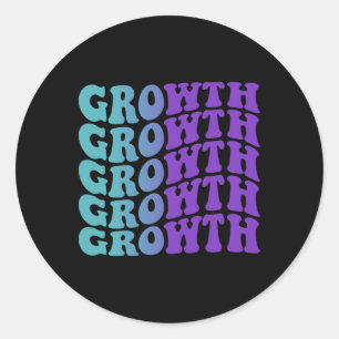 Growth Suicide Prevention Mental Health Awareness Classic Round Sticker