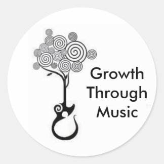 Growth Through Music Sticker