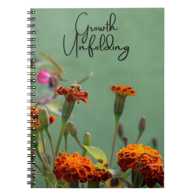 Growth Unfolding Classic Notebook | Boho Minimal (Front)