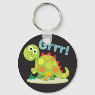 Grrr! Dinosaur Keychain