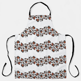 Grrr Wild Animal Print Chevron Apron