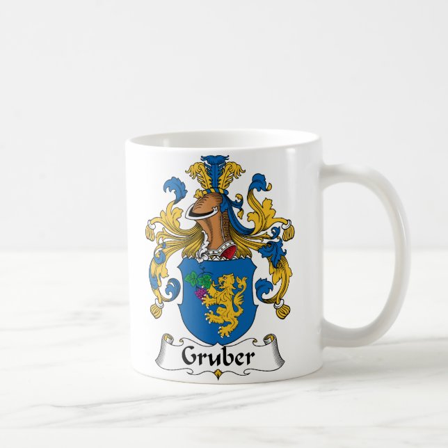 Gruber Family Crest Coffee Mug (Right)