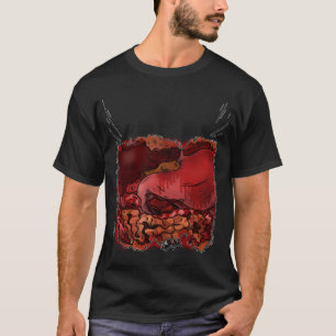Gruesome Exposed Guts Costume T-Shirt