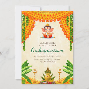 Gruhapravesham invite Grihapravesh invitation