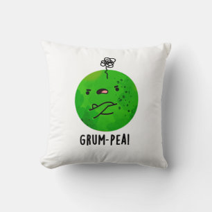 Grum-pea Funny Veggie Pun Cushion