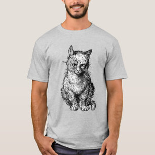 Grumby Cute cat animal men T-Shirt